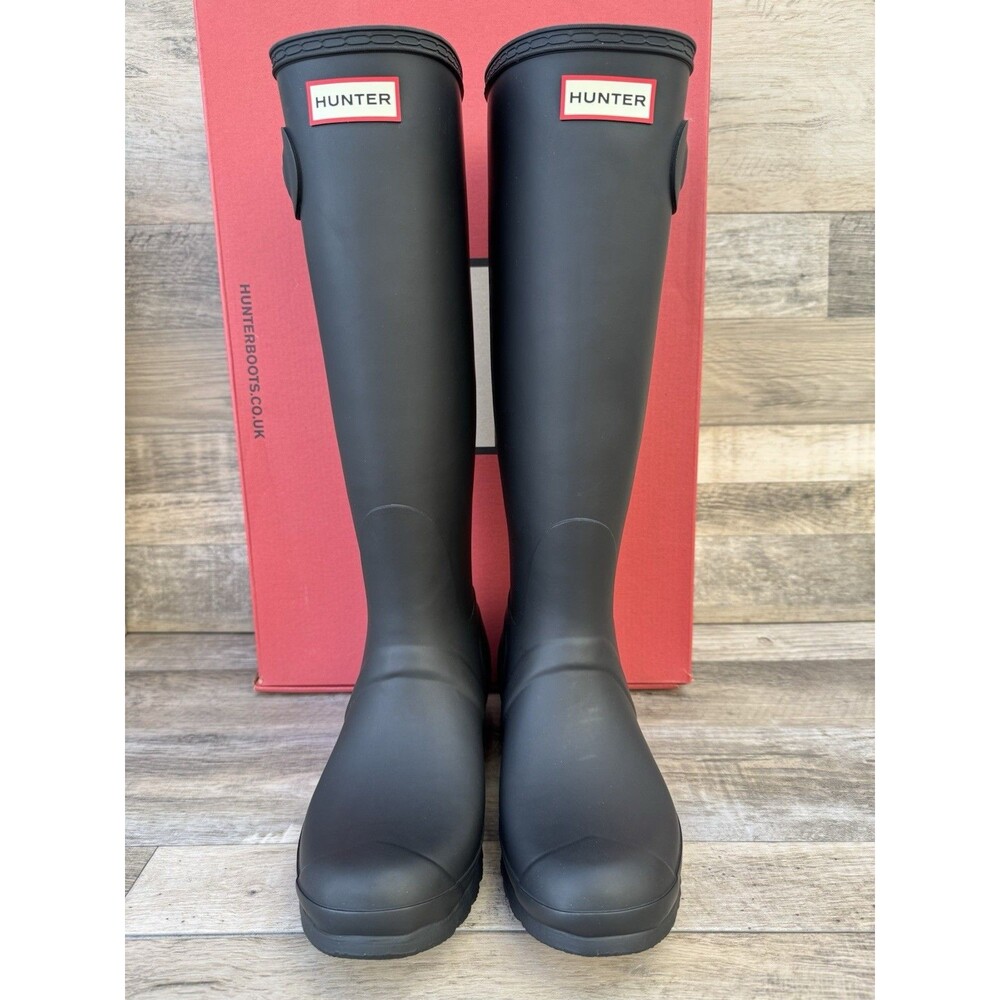 Hunter Original Tour Tall Boot, Black Winter, Rain Boot, Women’s Size 9